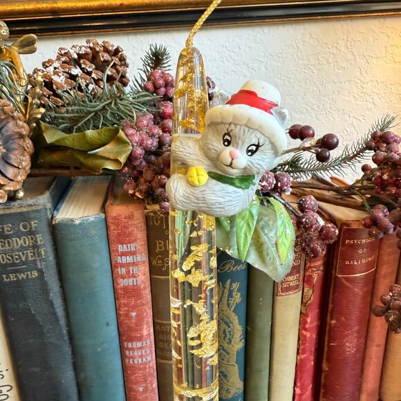 🎄3/$20‼️NIB Vintage Cat Candle Climber - Picture 5 of 12